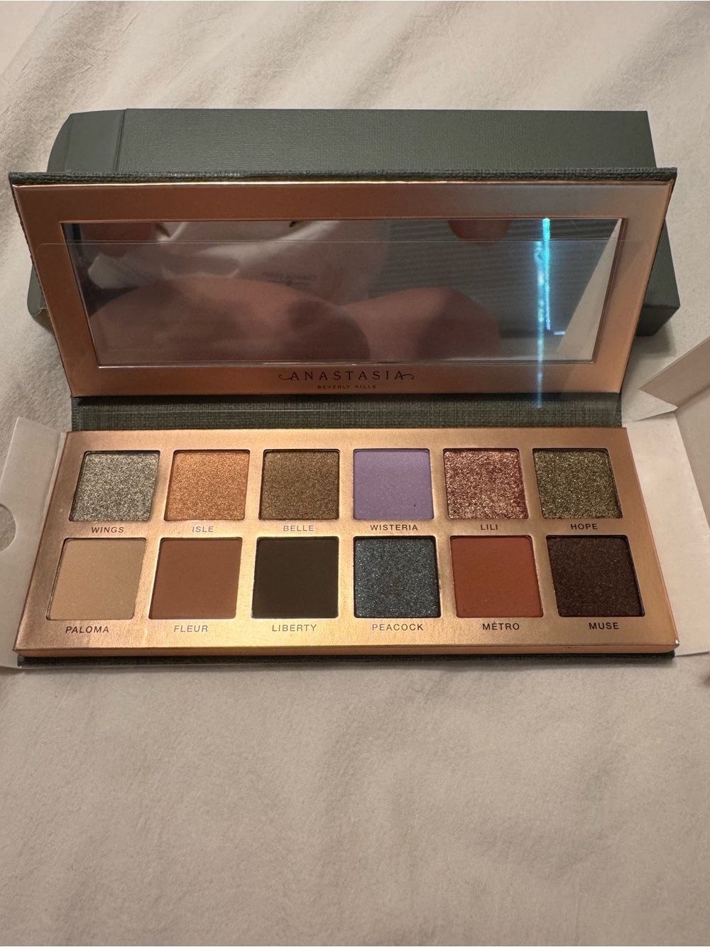 Anastasia Eyeshadow Palette – Neutral Browns, Golds & Lavender Shades